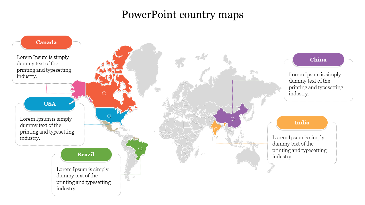 Best PowerPoint Country Maps Presentation